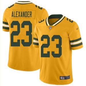 Gorgeous Packers #23 Jaire Alexander Gold Men's Stitched NFL Limited Inverted Legend Jersey