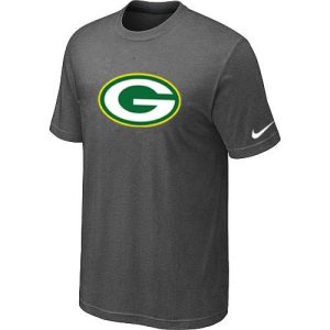 Graceful Beautiful Green Bay Packers Sideline Legend Authentic Logo Dri FIT NFL T Shirt Crow Grey