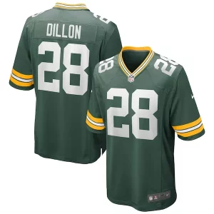 Handy AJ Dillon Green Bay Packers Nike Game Jersey Green