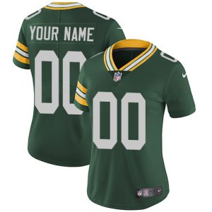 Impressive Comfortable Perfect Green Bay Packers Customized Green Team Color Stitched Vapor Untouchable Limited Women's NFL Jersey