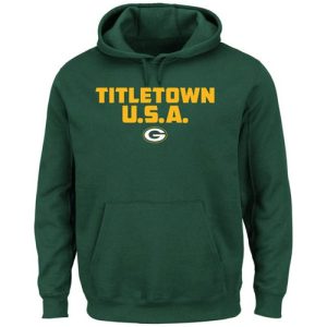Impressive Green Bay Packers Majestic Hot Phrase Pullover Hoodie Green