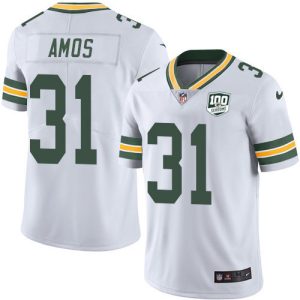 Impressive Packers #31 Adrian Amos White Youth 100th Season Stitched NFL Vapor Untouchable Limited Jersey