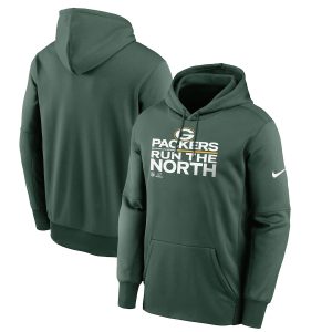 Incredible Pretty Outstanding Men's Green Bay Packers Green 2021 NFC North Division Champions Trophy Collection Pullover Hoodie