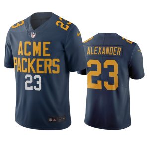 Incredible Pretty Superb Green Bay Packers #23 Jaire Alexander Navy Vapor Limited City Edition NFL Jersey