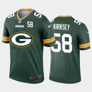 Incredible Stunning Green Bay Packers #58 Christian Kirksey Green Men's Big Team Logo Player Vapor Limited NFL Jersey