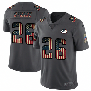 Incredible Terrific Amazing Packers #26 Darnell Savage Jr. 2018 Salute To Service Retro USA Flag Limited NFL Jersey