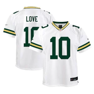 Incredible Trendy Awesome Jordan Love Green Bay Packers Nike Youth Player Game Jersey White
