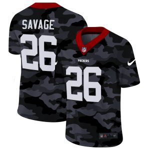 Luxurious Amazing Green Bay Packers #26 Darnell Savage Jr. Men's 2020 Black CAMO Vapor Untouchable Limited Stitched NFL Jersey