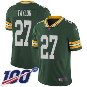 Luxurious Exciting Impressive Packers #27 Patrick Taylor Green Team Color Men's Stitched NFL 100th Season Vapor Untouchable Limited Jersey