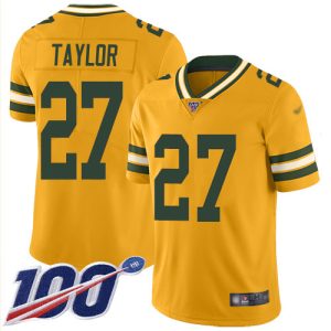 Luxurious Graceful Packers #27 Patrick Taylor Gold Youth Stitched NFL Limited Inverted Legend 100th Season Jersey
