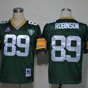 Luxurious Marvelous Mitchell And Ness Packers #89 Dave Robinson Green Throwback Stitched NFL Jersey