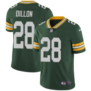Luxurious Smart Packers #28 AJ Dillon Green Team Color Men's Stitched NFL Vapor Untouchable Limited Jersey