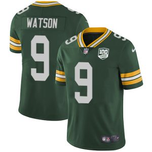 Magnificent Brilliant Comfortable Packers #9 Christian Watson Green Team Color Men's 100th Season Stitched NFL Vapor Untouchable Limited Jersey