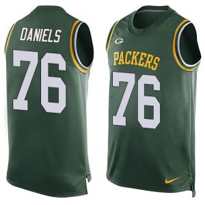 Magnificent Comfortable Modern Packers #76 Mike Daniels Green Team Color Men's Stitched NFL Limited Tank Top Jersey