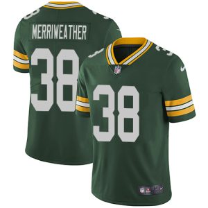 Magnificent Graceful Elegant Packers #38 Ellis Merriweather Green Team Color Men's Stitched NFL Vapor Untouchable Limited Jersey