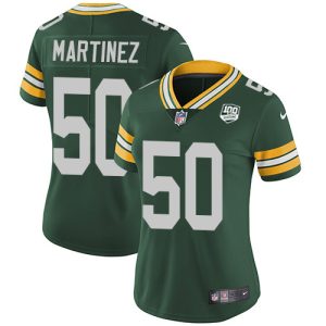 Magnificent Incredible Handy Packers #50 Blake Martinez Green Team Color Women's 100th Season Stitched NFL Vapor Untouchable Limited Jersey