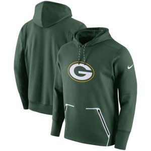 Magnificent Men's Green Bay Packers Green Champ Drive Vapor Speed Pullover Hoodie