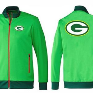 Magnificent NFL Green Bay Packers Team Logo Jacket Green_1