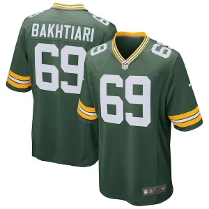 Magnificent Outstanding Trendy David Bakhtiari Green Bay Packers Nike Game Player Jersey Green
