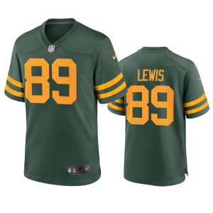 Marvelous Beautiful Unique Green Bay Packers #89 Marcedes Lewis Men's Alternate Game Player NFL Jersey Green