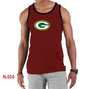 Marvelous Delightful Men's NFL Green Bay Packers Sideline Legend Authentic Logo Tank Top Red