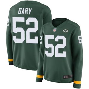 Marvelous Practical Comfortable Packers #52 Rashan Gary Green Team Color Women's Stitched NFL Limited Therma Long Sleeve Jersey