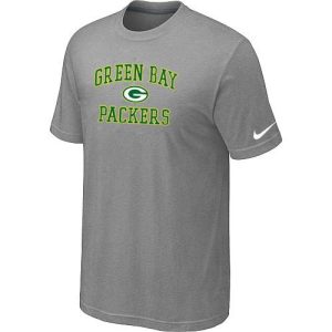 Modern Comfortable NFL Green Bay Packers Heart & Soul NFL T Shirt Light Grey