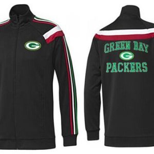 Modern NFL Green Bay Packers Heart Jacket Black