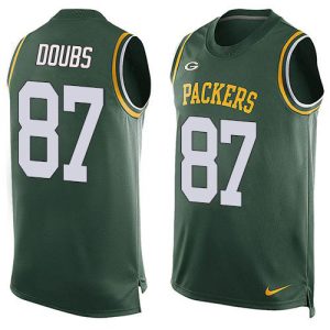Modern Stunning Packers #87 Romeo Doubs Green Team Color Men's Stitched NFL Limited Tank Top Jersey
