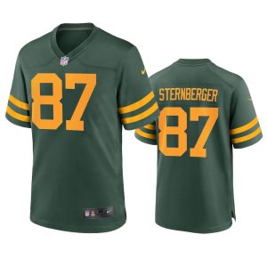 Outstanding Exciting Green Bay Packers #87 Jace Sternberger Men's Alternate Game Player NFL Jersey Green