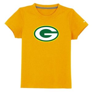 Outstanding Graceful Green Bay Packers Sideline Legend Authentic Logo Youth T Shirt Yellow