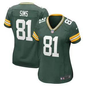 Outstanding Incredible Stunning Ben Sims Green Bay Packers Nike Women's Team Game Jersey Green