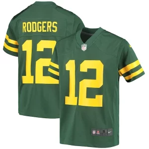 Perfect Elegant Pretty Aaron Rodgers Green Bay Packers Nike Youth Game Jersey Green