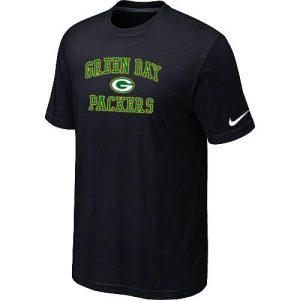 Practical Awesome NFL Green Bay Packers Heart & Soul NFL T Shirt Black