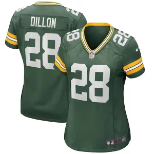 Practical Marvelous Smart AJ Dillon Green Bay Packers Nike Women's Player Game Jersey Green
