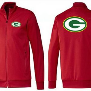 Practical Pretty NFL Green Bay Packers Team Logo Jacket Red