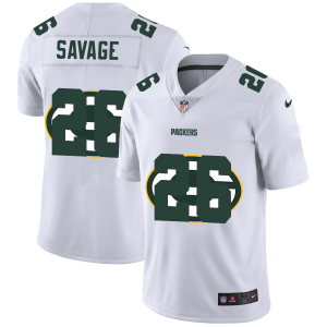 Smart Terrific Gorgeous Green Bay Packers #26 Darnell Savage Jr. White Men's Team Logo Dual Overlap Limited NFL Jersey