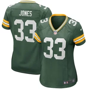 Spectacular Aaron Jones Green Bay Packers Nike Women's Game Jersey Green