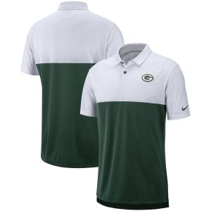 Spectacular Beautiful Green Bay Packers Sideline Early Season Performance Polo White Green