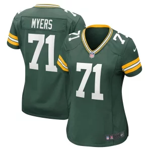 Spectacular Josh Myers Green Bay Packers Nike Women's Game Jersey Green