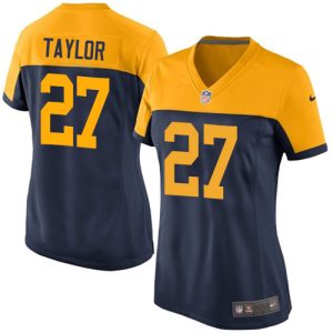 Spectacular Packers #27 Patrick Taylor Navy Blue Alternate Women's Stitched NFL Vapor Untouchable Limited Jersey