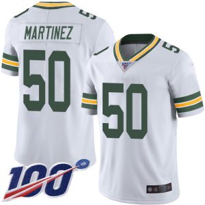Spectacular Packers #50 Blake Martinez White Men's Stitched NFL 100th Season Vapor Limited Jersey