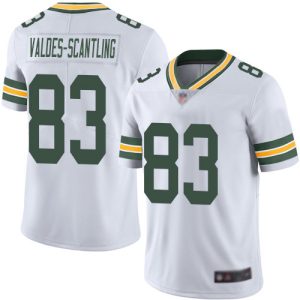 Spectacular Packers #83 Marquez Valdes Scantling White Youth Stitched NFL Vapor Untouchable Limited Jersey