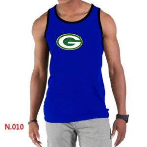 Stunning Delightful Exciting Men's NFL Green Bay Packers Sideline Legend Authentic Logo Tank Top Blue