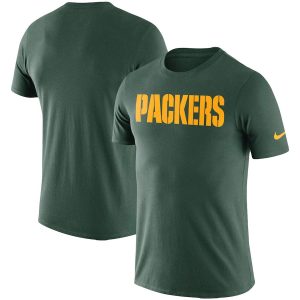 Stunning Green Bay Packers Fan Gear Essential Wordmark Performance T Shirt Green