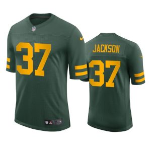 Superb Graceful Smart Green Bay Packers #37 Josh Jackson Men's Alternate Vapor Limited Player NFL Jersey Green