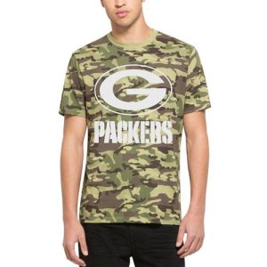 Superb Marvelous Perfect Men's Green Bay Packers '47 Camo Alpha T Shirt