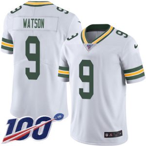 Superb Modern Packers #9 Christian Watson White Men's Stitched NFL 100th Season Vapor Untouchable Limited Jersey