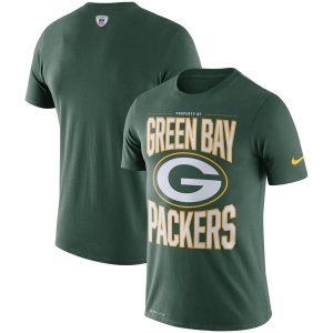 Superb Pretty Green Bay Packers Team Logo Sideline Property Of Performance T Shirt Green