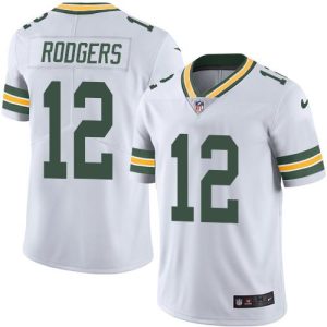 Terrific Awesome Smart Packers #12 Aaron Rodgers White Youth Stitched NFL Vapor Untouchable Limited Jersey